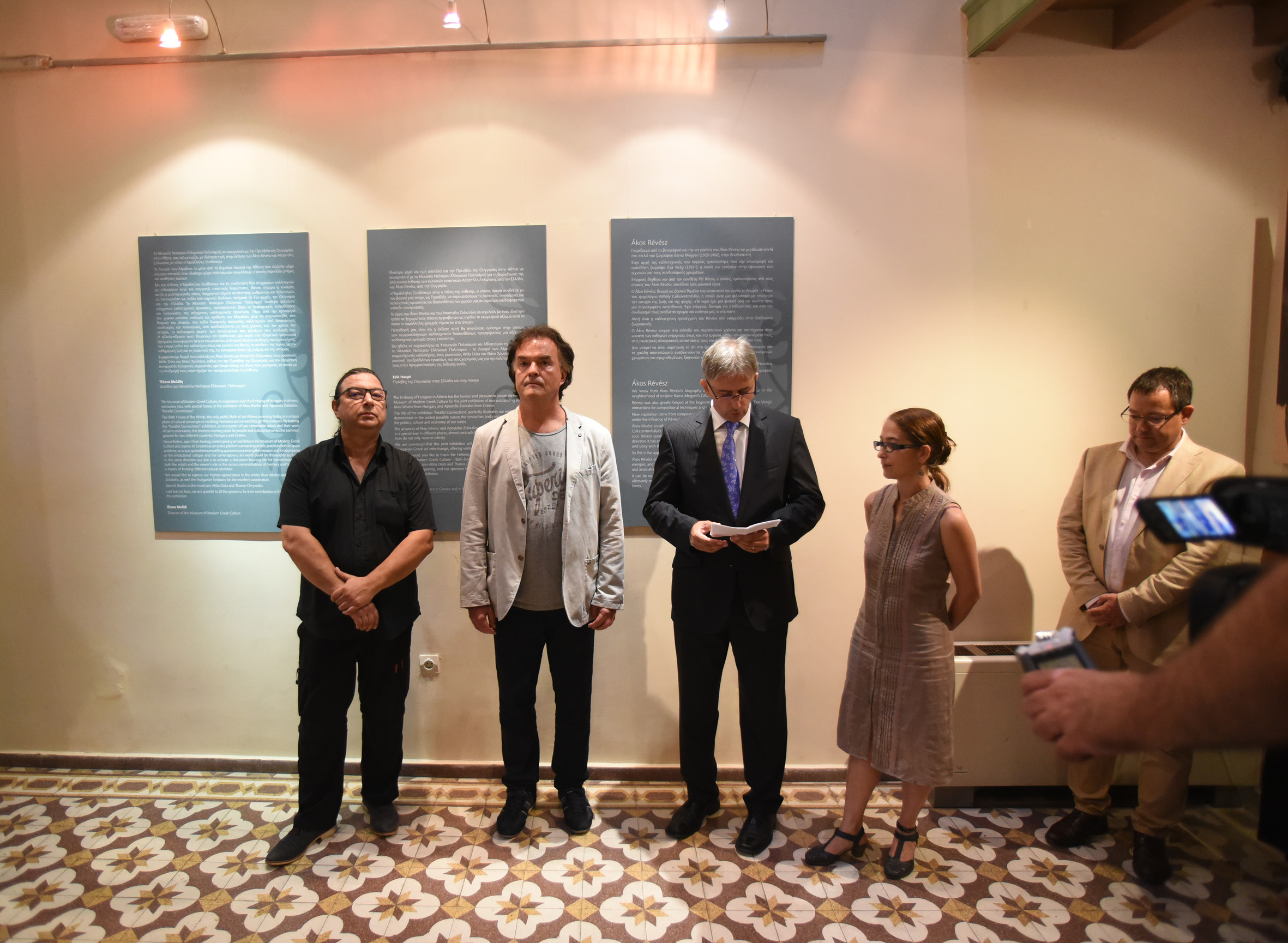 Révész Ákos és Zolotakis Apostolis kiállítása